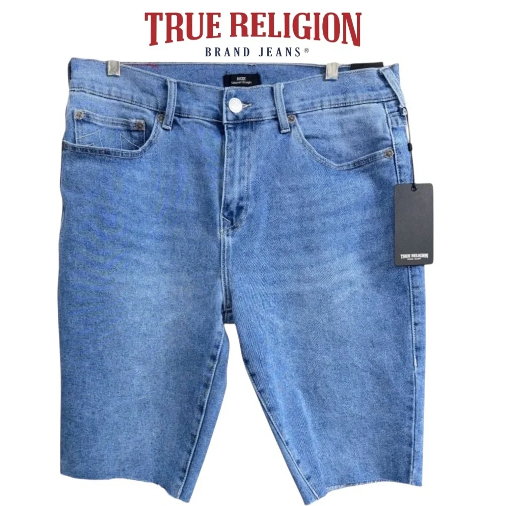 COPY - True Religion (NWT) Men’s Ricky, Relaxed Straight Denim Shorts, Size 34
